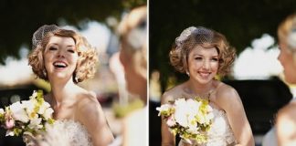 Những kiểu tóc ngắn xinh đẹp cho cô dâu cá tính 1