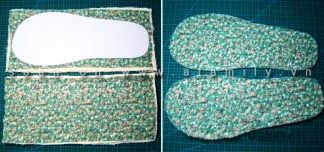 Hướng dẫn tự may dép vải đi trong nhà - 1