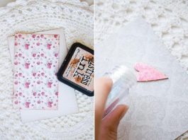 Làm thiệp đính hạt cườm tặng chàng ngày Valentine trắng - 1