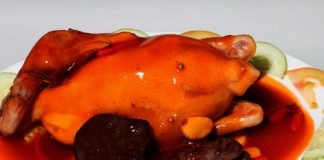 Cách làm gà sao hấp mắm nhĩ thơm phức đón Tết về  - 1