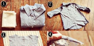 Sáng tạo sơ-mi denim cũ thành áo ren sành điệu - 1