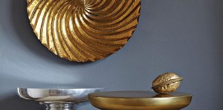 Trang trí nhà lộng lẫy nhờ sự kết hợp của sắc vàng và bạc ánh kim 5