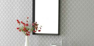 Phòng tắm phong cách với bồn rửa sứ tuyệt đẹp 