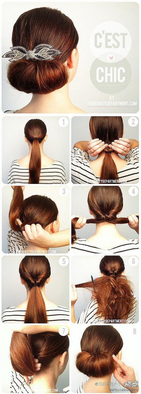 10 kiểu tóc búi sang trọng và dễ làm 5