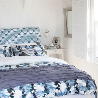 Phòng ngủ mát mắt với sắc xanh - 8