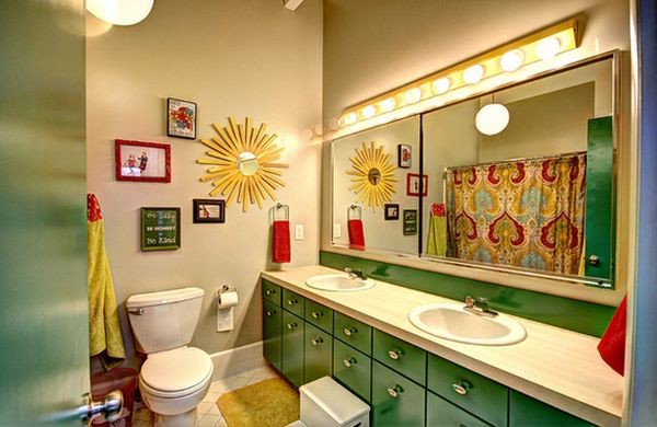 Trang trí phòng tắm đầy màu sắc vui nhộn cho bé 10