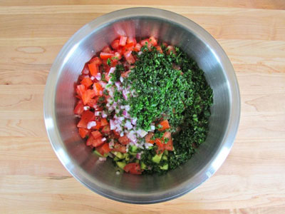 Salad dưa chuột - cà chua kiểu mới - 4