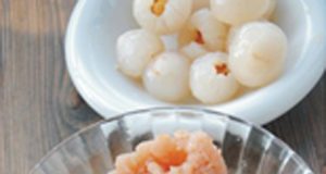 Cách làm gà viên xào vải thơm thơm ngòn ngọt - 1