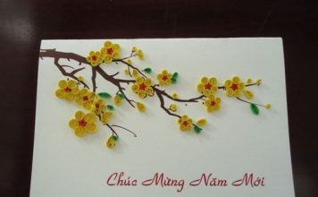 Hướng dẫn cách làm thiệp Tết handmade đơn giản mà đẹp1
