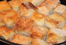 Canh khoai sọ nấu lạc và đậu phụ Canh khoai sọ nấu lạc và đậu phụ - 1