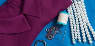 Trang trí cổ áo đính hạt điệu đà cho nàng đi du xuân - 1