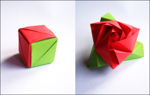 Cách gấp hoa hồng bằng giấy origami đầy ma thuật - 23