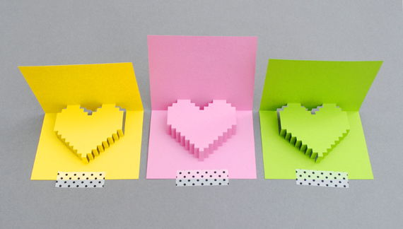 Cách làm thiệp 3D trái tim tặng nửa kia ngày Valentine - 7