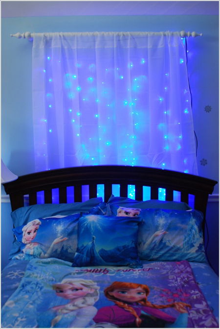 Cách trang trí phòng ngủ cho bé gái phong cách Frozen - 8