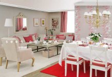 Phân bố phòng ăn và phòng khách 'đỉnh' cho căn hộ chữ L