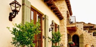 Trang trí hiên nhà ấn tượng với cây xanh và chậu hoa 1