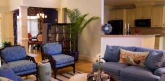 5 gợi ý phối đồ nội thất siêu đẹp với màu xanh lam 1