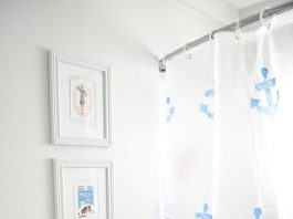 Mẹo làm mới phòng tắm với những chiếc rèm che độc đáo 1