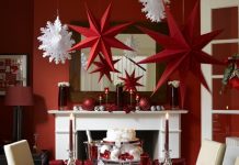 trang trí phòng bếp giáng sinh