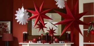 trang trí phòng bếp giáng sinh