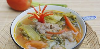 Cuối tuần thưởng thức món canh dưa cải chua và thịt bò - 1