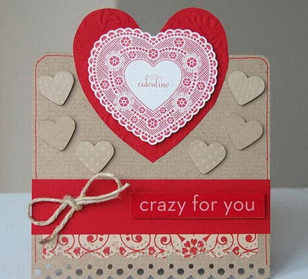 Những mẫu thiệp Valentine handmade đơn giản mà đẹp - 4
