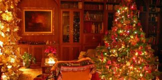 trang trí phòng bếp giáng sinh