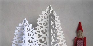 Bộ sưu tập những mẫu cây thông Noel handmade cực xinh - 1