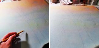 Tranh cây độc đáo từ những chiếc cúc