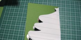 Cách làm thiệp Giáng sinh hình cây thông Noel - 1