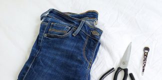 Tự tay làm quần jean rách gối cho cô nàng cá tính 1