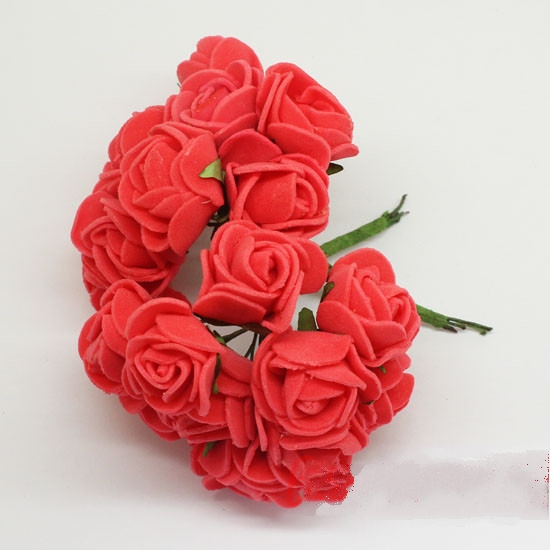 Học nhanh cách làm hoa hồng bằng giấy xốp tặng thầy cô17