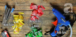 Cách làm cây phát tài bằng kẹo oishi rước phúc lộc đầy nhà