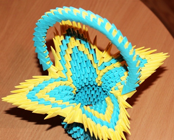 Trổ tài khéo tay làm giỏ Origami cực xinh - 8