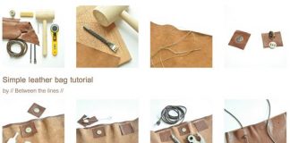 Cách làm túi xách da đơn giản - 1