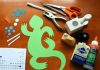 Cách làm con thằn lằn handmade kiểu 3D khiến bé thích mê