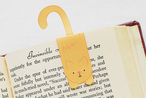 Làm bookmark hình mèo đánh dấu sách cực dễ
