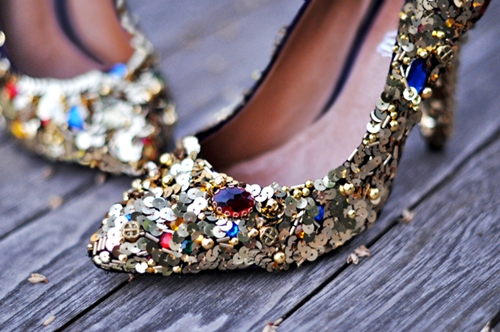 Làm giày kim sa như hàng hiệu Dolce&Gabbana - 21