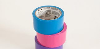 Làm hoa hồng từ băng dính