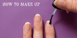 Cách vẽ móng tay đẹp theo phong cách Hippie đỏ đen