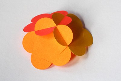 3 bước làm quả cầu hoa 3D cực dễ nhìn là mê