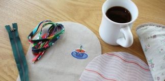 Cách may ví cầm tay dạng vỏ sò độc đáo cho mùa hè