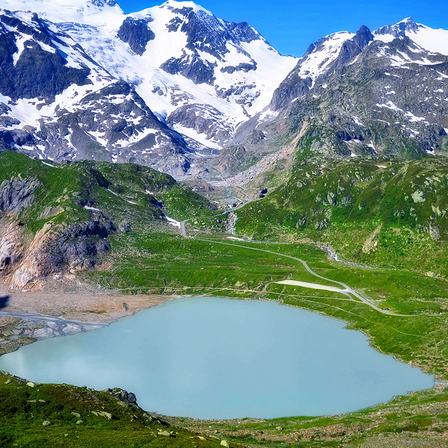 Dòng sông băng Steungletscher tuyệt đẹp ở Thụy Sĩ