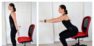 3 bài tập chân thon bạn có thể làm với ghế văn phòng