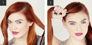 Tự uốn tóc mái kiểu cách