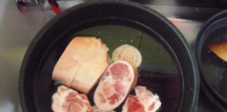 Thịt đông trong veo man mát