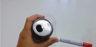 Cách làm bếp nướng than hoa từ vỏ lon nướng gì cũng ngon