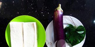 Cà tím xào đậu phụ chay đầu tháng