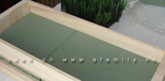 Hướng dẫn làm chậu hoa xinh trang trí bàn tiệc cuối năm