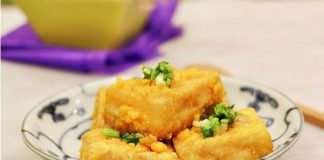 Đậu hũ chiên trứng muối vừa lạ miệng vừa đưa cơm